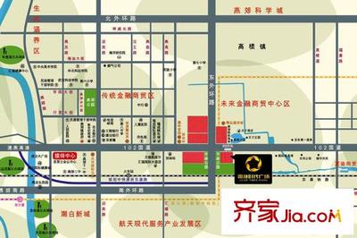 廊坊雷捷時代廣場二期交通圖-齊家網(wǎng)小區(qū)庫